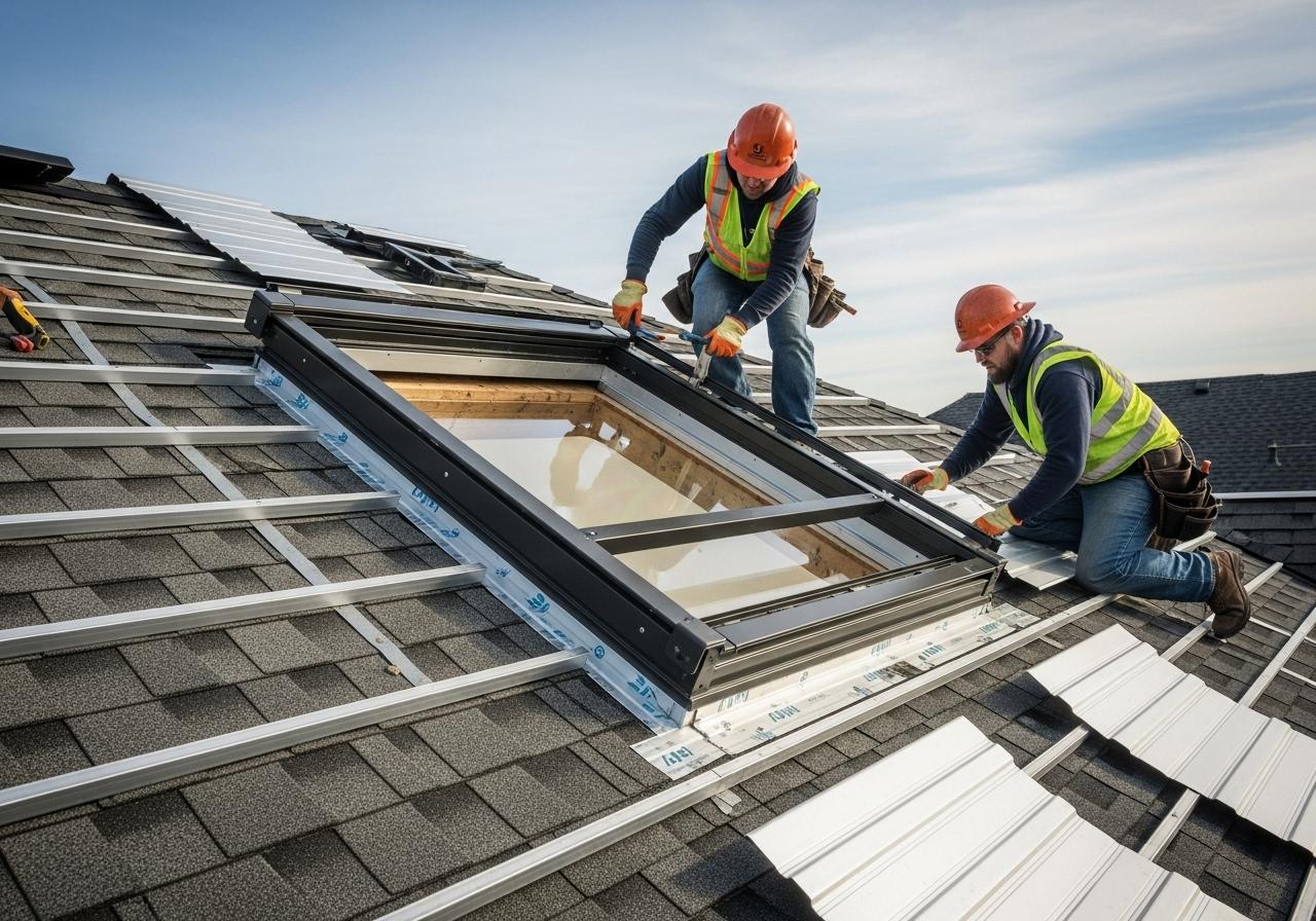 Quality skylight installation craftsmanship - Xport Roofing